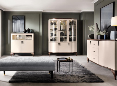 Classic Cabinets Display case Showcases Wood Elegant Luxury Glass Wardrobe Wood